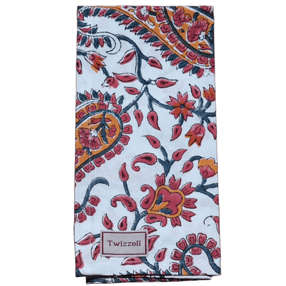 Autumn Paisley Napkin x 4