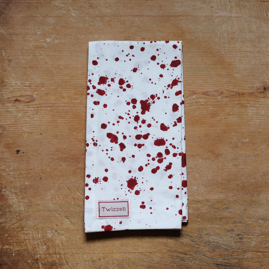 Red Splatter Napkin x 4