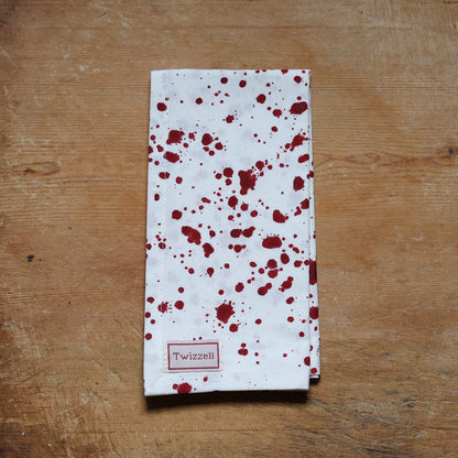 Red Splatter Napkin x 4
