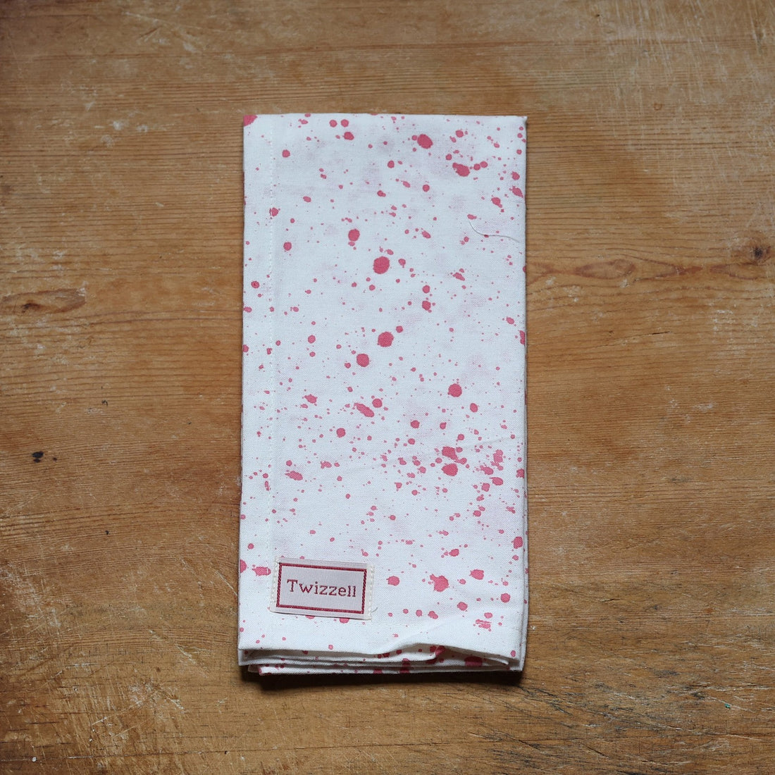 Pink Splatter Napkin x 4