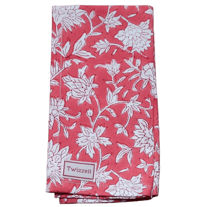 Rosy Floral Napkin x 4