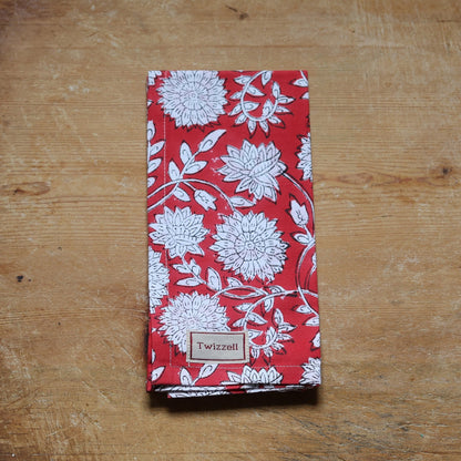 SECONDS Red Dahlia Napkin x 4