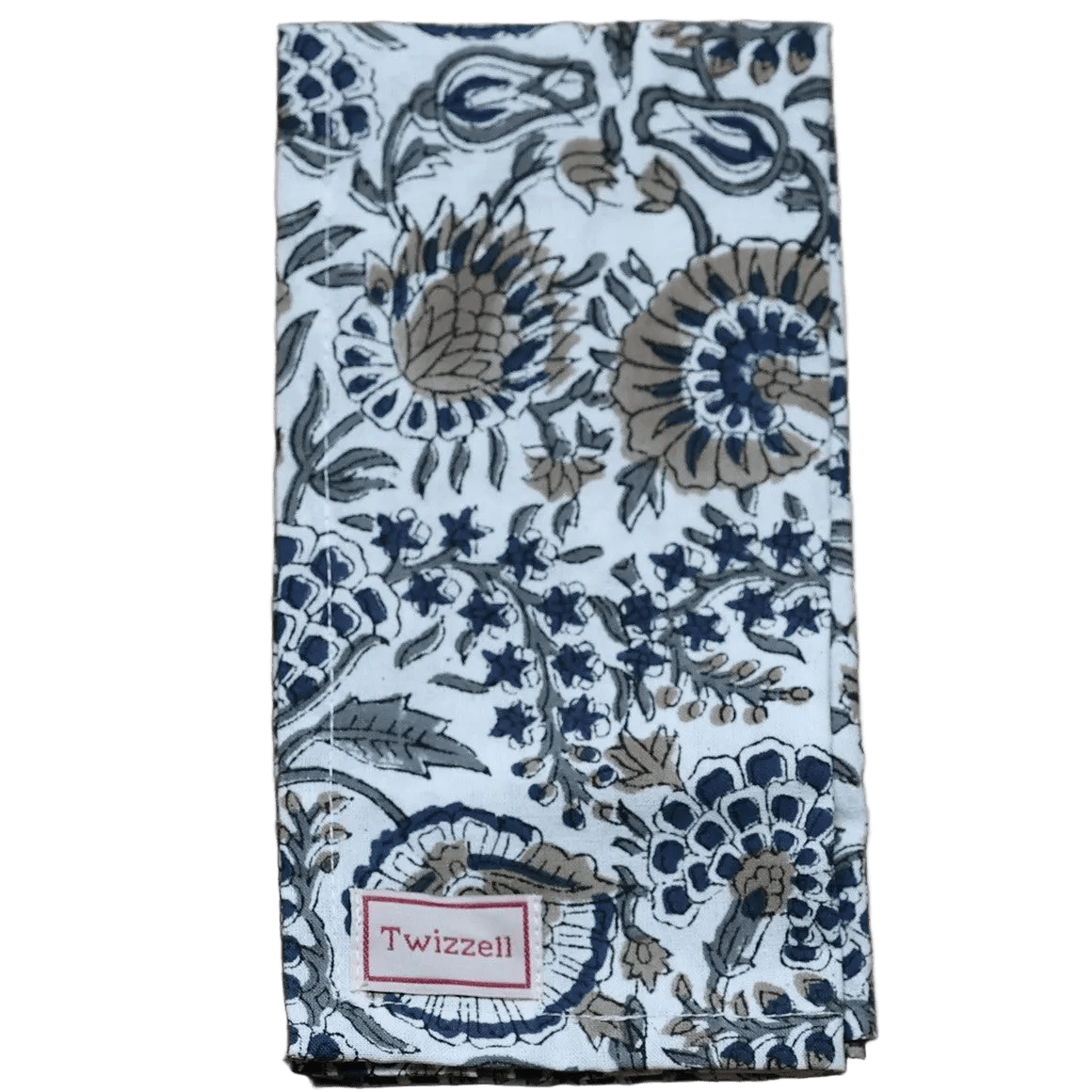 Slate Bloom Napkin x 4