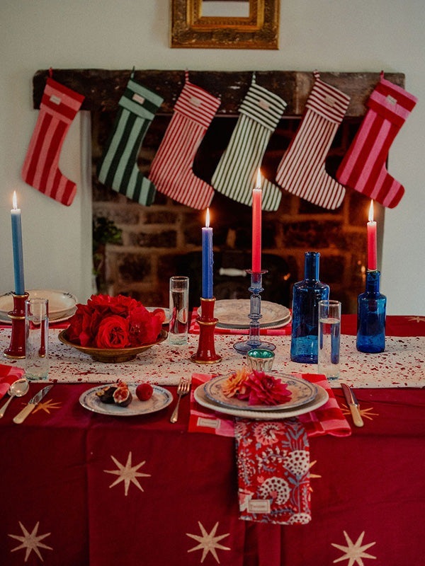 Merlot Star Tablecloth